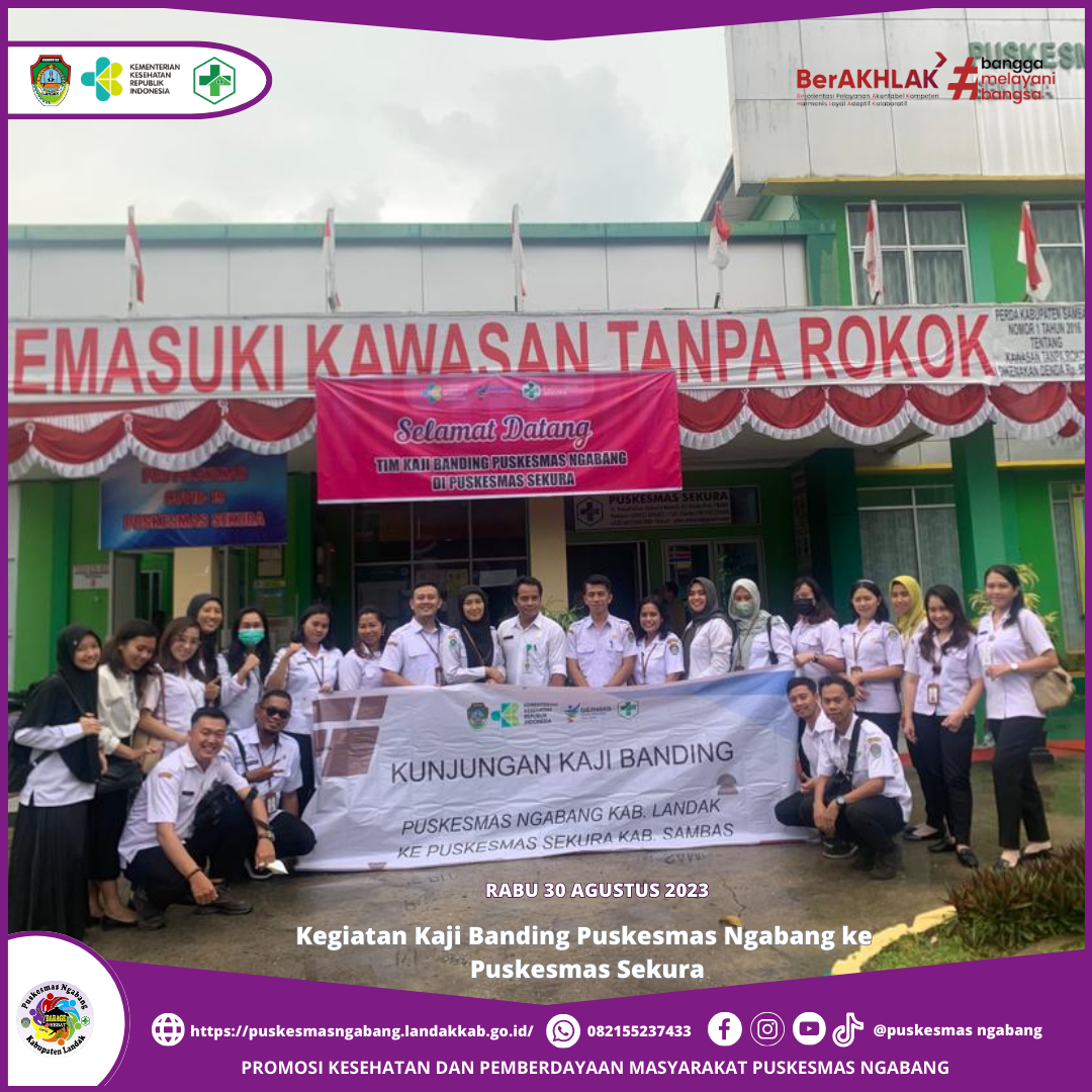 Read more about the article KAJI BANDING PUSKESMAS NGABANG KAB. LANDAK KE PUSKESMAS SEKURA KAB. SAMABAS