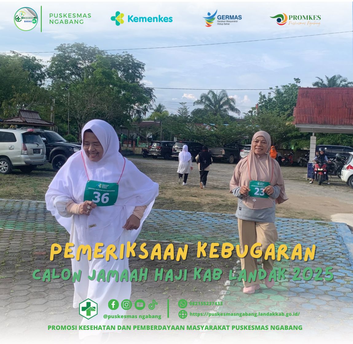 Read more about the article PEMERIKSAAN KEBUGARAN CALON JAMAAH HAJI KABUPATEN LANDAK